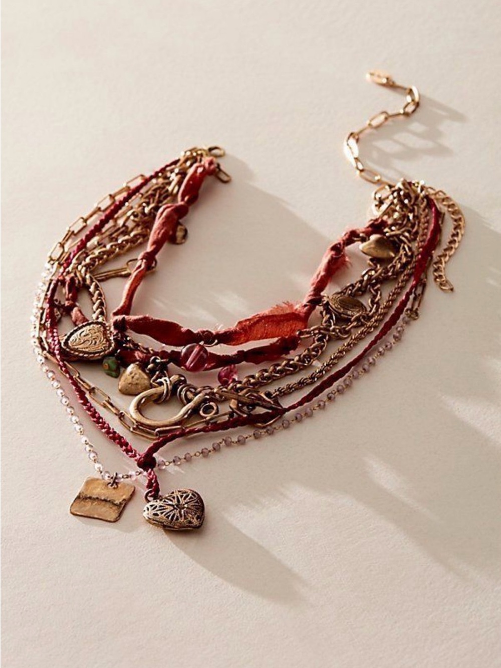 NWT Free People Maggie May Layer Choker